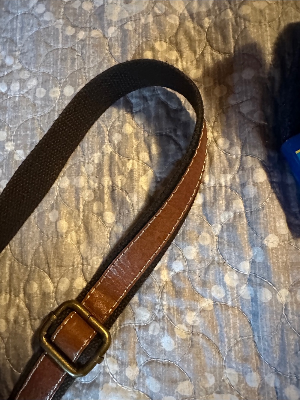 Patricia Nash Saddle Brown Leather Messenger bag with Embossed Medallion 82615 - Picture 7 of 7